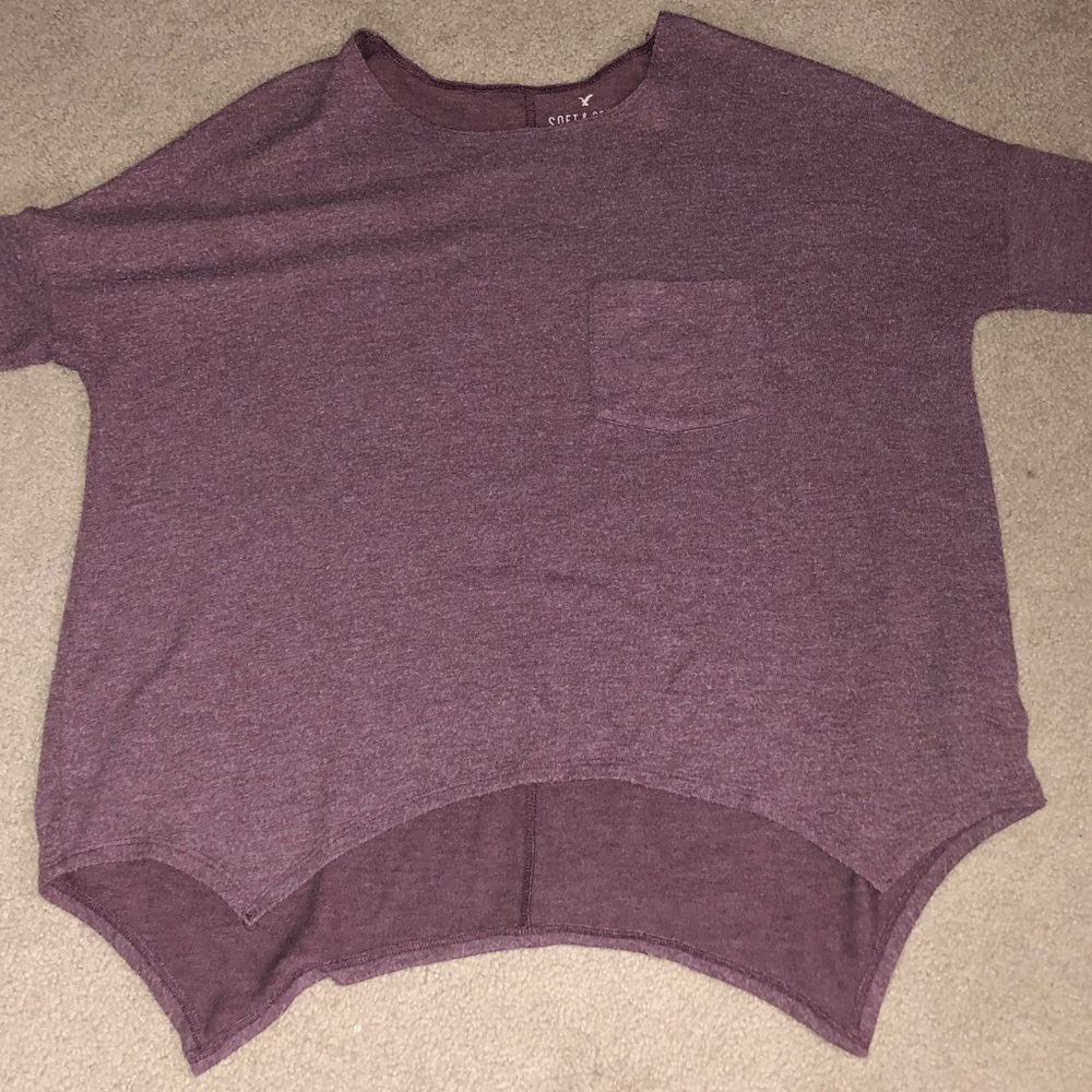 American Eagle short sleeve sweatshirt